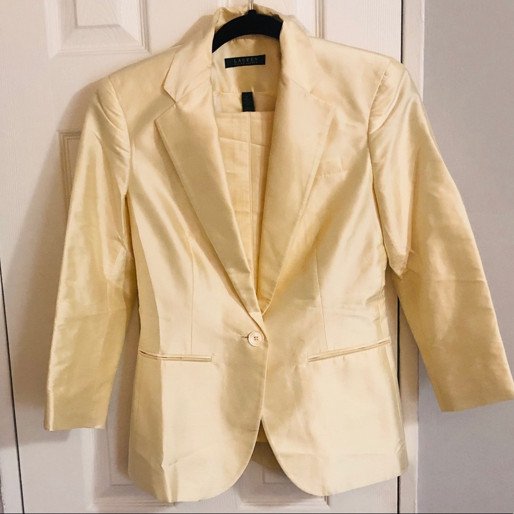 Lauren Ralph Lauren 100% silk suit